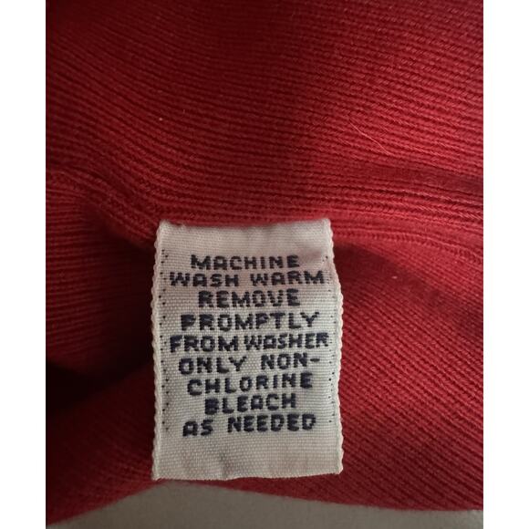 Vtg 90s Polo Ralph Lauren Golf Mens Sz Large Red Black Tartan Plaid Knit Vest - Picture 5 of 5